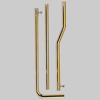 TUBO ESTERNO IN OTTONE PER CASSETTA ALTA FINITURA BRONZATO  Cm 180 Dm 30     TREMOLADA