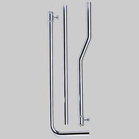 TUBO ESTERNO IN OTTONE PER CASSETTA ALTA FINITURA CROMATO  cm 180 x Ø 30     TREMOLADA