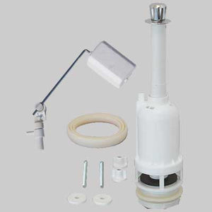 MECCANISMO IN PVC PER CASSETTA MONOBLOCCO ATTACCO SOTTO  3/8     MADE IN ITALY