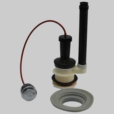 MECCANISMO DI SCARICO MBL IN PLASTICA  CON PULSANTE     TREMOLADA