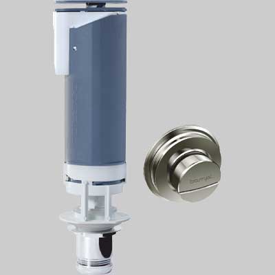 VALVOLA PULSAR DUAL PER CASSETTA ALTA IN CERAMICA  Doppio scarico     BAMPI