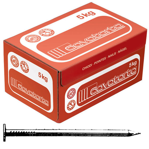 CHIODI TESTA PIANA 21X120 CAVATORTA- 5,0 kg