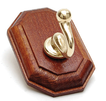 GANCIO ADESIVO HOLZ NOCE ORO 1 POSTO 40X60 MM- DIESSE- 10,0 pz