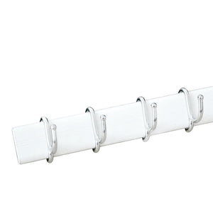 APPENDINO ADESIVO ALLUM 4 GANCI SCORREV BIANCO- DIESSE- 10,0 pz