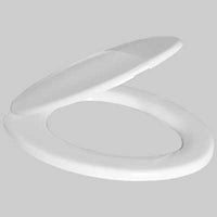 SEDILE TERMOPLASTICO UNIVERSALE LEGGERO Bianco coprivaso copriwater MADE IN ITALY