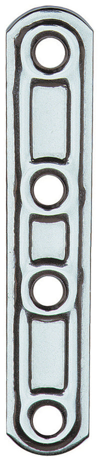 PIASTRA 163/IN LASTRINA DIRITTA INOX 4 FORI  60 MM- ALDEGHI LUIGI SPA- 20,0 pz