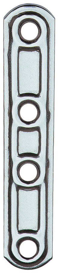 PIASTRA 163/IN DIRITTA INOX 4 FORI 100 MM- ALDEGHI LUIGI SPA- 20,0 pz