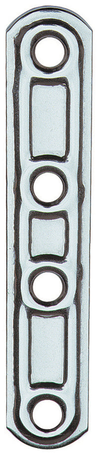 PIASTRA 163/IN DIRITTA INOX 4 FORI 100 MM- ALDEGHI LUIGI SPA- 20,0 pz