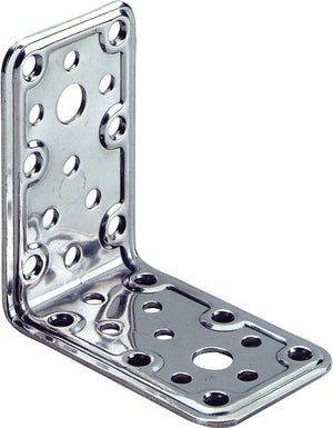 PIASTRA 771/IN ANGOLARE INOX 50X60X60 MM- ALDEGHI LUIGI SPA- 5,0 pz