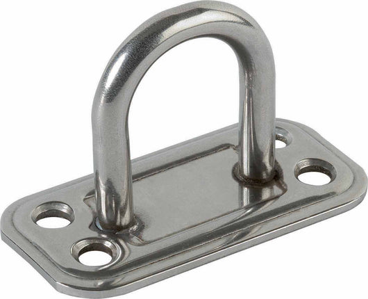 PIASTRA 865/IN CAVALLOTTO FISSO INOX BASE 30X60 MM- ALDEGHI LUIGI SPA- 5,0 pz