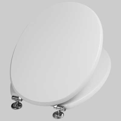 SEDILE MDF LACCATO L118 Bianco coprivaso copriwater SAVINIDUE