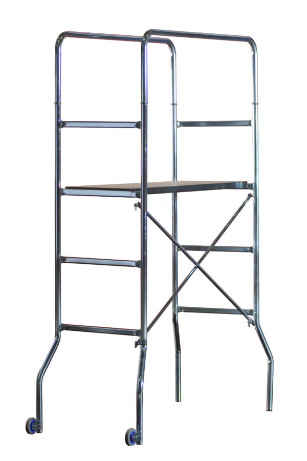 TRABATTELLO ACCIAIO ZINC TRIO 60X130XH188 CM- 1,0 pz