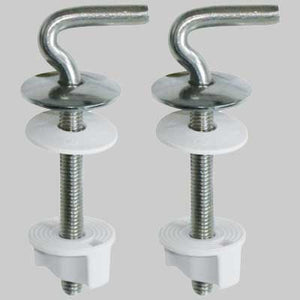 COPPIA CERNIERA IN ACCIAIO MOD. S10  Fil M.6     MADE IN ITALY