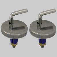 COPPIA REGOLABILE DM 45 IN ACCIAIO MOD. S12  Con tassello     MADE IN ITALY