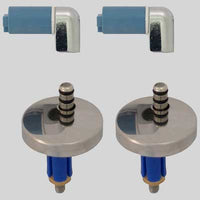 COPPIA CERNIERE REGOLABILE DM 45 SOFT CLOSE MOD. S18  Con tassello     MADE IN ITALY