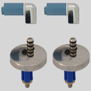 COPPIA CERNIERE REGOLABILE DM 45 SOFT CLOSE MOD. S18  Con tassello     MADE IN ITALY