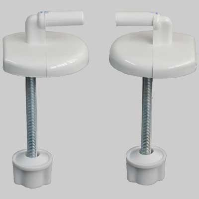 COPPIA CERNIERA DI RICAMBIO PER SEDILE TERMOINDURENTE  Bianca     SANIPLAST