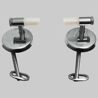 COPPIA CERNIERA ALFA UNIVERSALE REGOLABILE BASCULANTE  Cromata     MADE IN ITALY