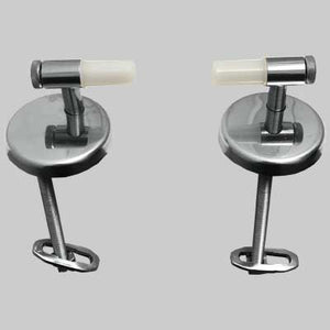 COPPIA CERNIERA ALFA UNIVERSALE REGOLABILE BASCULANTE  Cromata     MADE IN ITALY