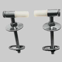 COPPIA CERNIERA BETA UNIVERSALE FISSA BASCULANTE  Cromata     MADE IN ITALY