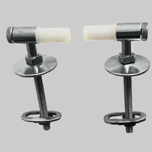 COPPIA CERNIERA BETA UNIVERSALE FISSA BASCULANTE  Cromata     MADE IN ITALY