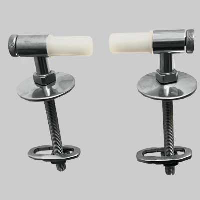 COPPIA CERNIERA BETA UNIVERSALE FISSA BASCULANTE  Cromata     MADE IN ITALY