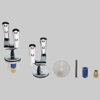 COPPIA CERNIERA UNIVERSALE AD ESPANSIONE 2 FORI  Cromata     MADE IN ITALY