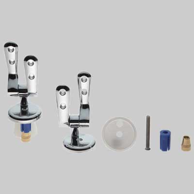 COPPIA CERNIERA UNIVERSALE AD ESPANSIONE 2 FORI  Cromata     MADE IN ITALY