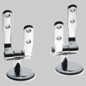 COPPIA CERNIERE UNIVERSALE  Cromata     MADE IN ITALY