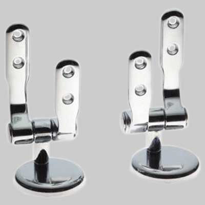 COPPIA CERNIERE UNIVERSALE  Cromata     MADE IN ITALY