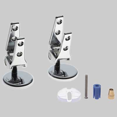 COPPIA CERNIERE SOVRAPPOSTA ESPANSIONE  Cromata     MADE IN ITALY