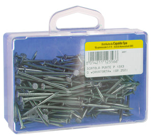 SC SCATOLA CHIODI T. PIANA 13X30 CAVATORTA 250 G- 5,0 pz