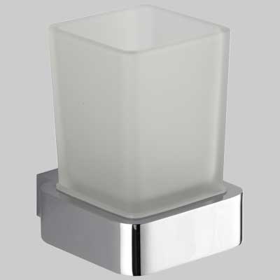 PORTABICCHIERE MARY  Cromo  vetro     CARDINALE