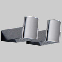 APPENDINO DOPPIO KENT  Ottone Cromato     GEDY