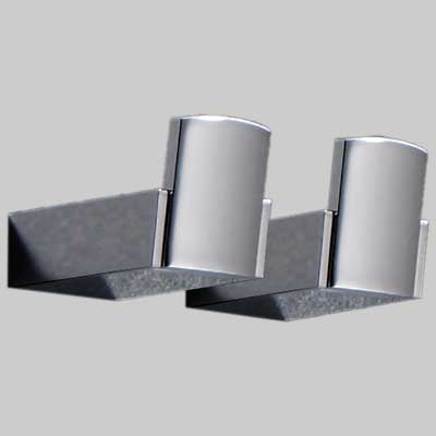 APPENDINO DOPPIO KENT  Ottone Cromato     GEDY