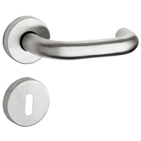 MANIGLIA ACCIAIO INOX L101 BOCCHETTA PATENT SAT- TROPEX DESIGN- 1,0 pz