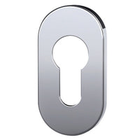 BOCCHETTA OVALE BASSA 28X6X60 INOX SAT F YALE- TROPEX DESIGN- 10,0 pz