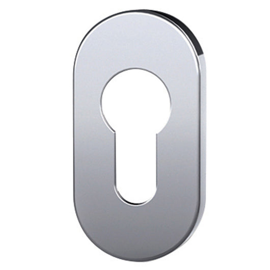 BOCCHETTA OVALE BASSA 28X6X60 INOX SAT F YALE- TROPEX DESIGN- 10,0 pz