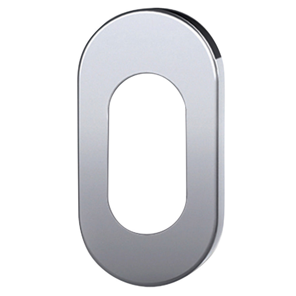 BOCCHETTA OVALE BASSA 28X6X60 INOX SAT F CILINDRO- TROPEX DESIGN- 10,0 pz