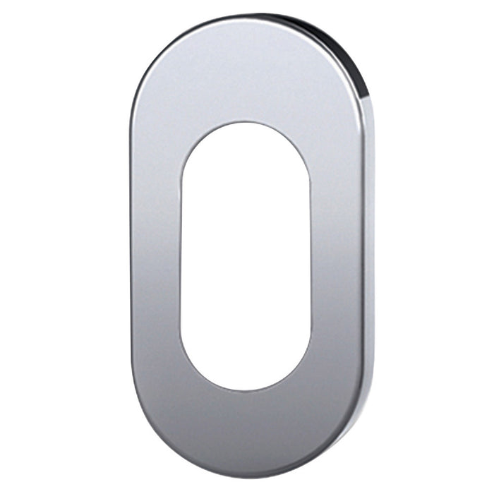 BOCCHETTA OVALE BASSA 28X6X60 INOX SAT F CILINDRO- TROPEX DESIGN- 10,0 pz