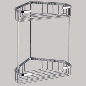 ANGOLIERA DOCCIA KANSAS 2 RIPIANI  OttoneAcciaio     GEDY