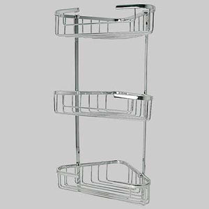 ANGOLIERA DOCCIA MISSURI 3 RIPIANI  OttoneAcciaio     GEDY