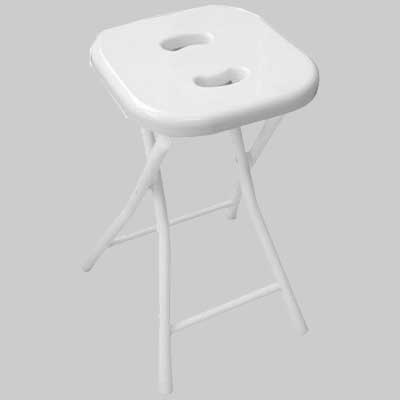 SGABELLO RICHIUDIBILE  Moplen Bianco     GEDY