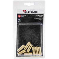 ELEMATIC BLISTER TASSELLO T51 M8 OTTONE 6 PZ- ITW CONSTRUCTION PRODUCTS ITALY- 10,0 confezione