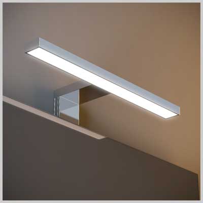 APPLIQUE LED RETTANGOLARE MOD. L006B  cm 30  5 w     MADE IN ITALY