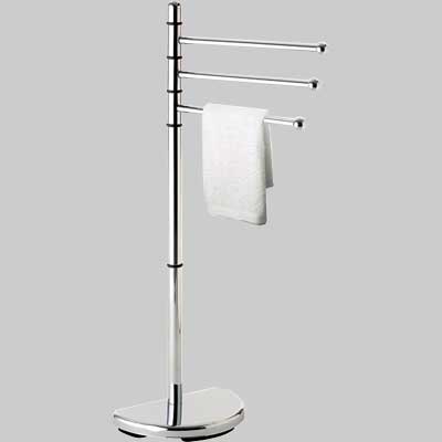 PIANTANA PORTASALVIETTE HIBISCUS  Cromato L.30 X P.36,5 X H.90,5 cm     GEDY