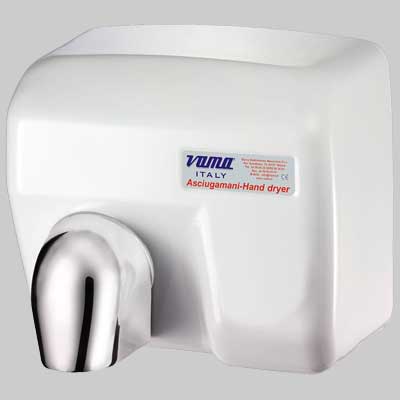 ASCIUGAMANI ELETTRONICO ARIEL BF ACCIAIO BIANCO  2400 Watt     VAMA