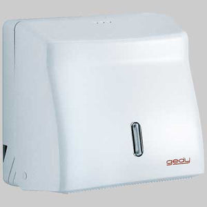DISTRIBUTORE SALVIETTE DI CARTA PIEGATE O A ROTOLO  ABS  Bianco     GEDY