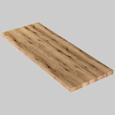 MENSOLONE PER LAVABO D'APPOGGIO ROVERE NATURALE  Cm 120 L  46 P  3.8 H     SAVINIDUE