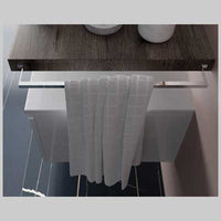 PORTA ASCIUGAMANI IN METALLO CROMATO  Cm 40     SAVINIDUE